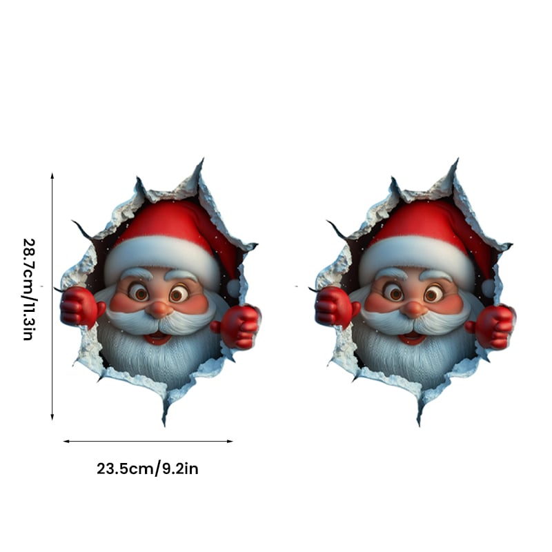 Tomte Väggklistermärke Set