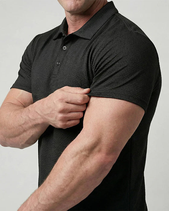 Herr T-shirt Avslappnad Enfärgad