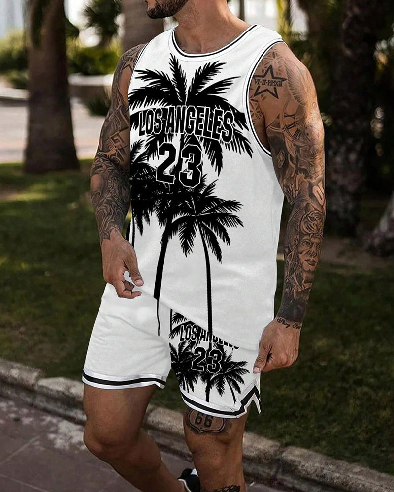 Set Ärmlös Linne Shorts