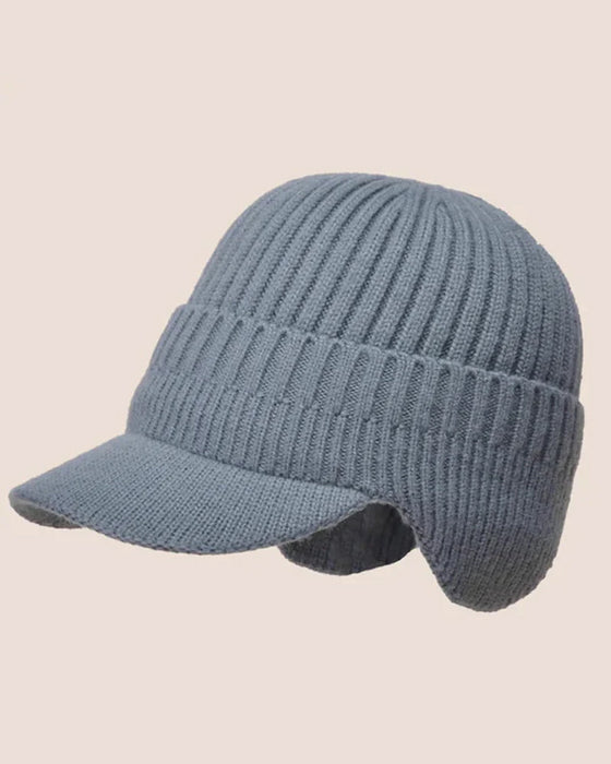 Hatt Utomhus Ridning Elastisk Varm Öronskydd Stickad