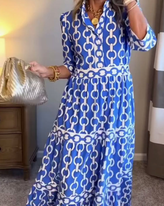 Klänning Avslappnad Semester Bohemisk