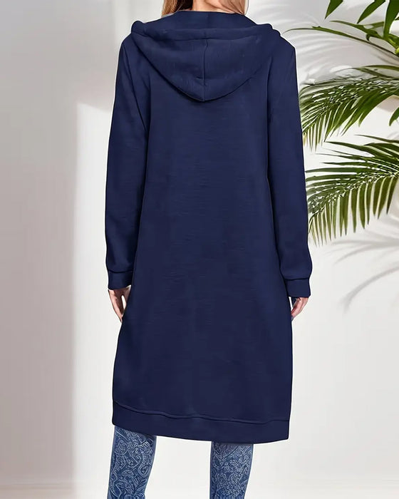 Kappa Med Huva Dragkedja Sweatshirt