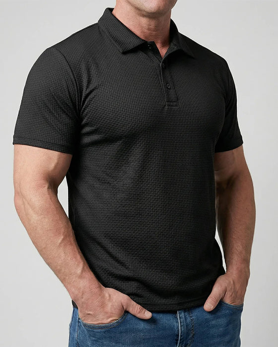 Herr T-shirt Avslappnad Enfärgad