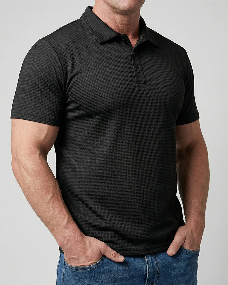 Herr T-shirt Avslappnad Enfärgad
