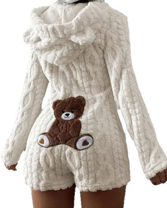 Hoppdräkt Solid Huvad Fleece