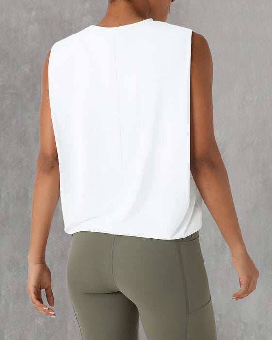 Väst Ärmlös Rund Hals Sport