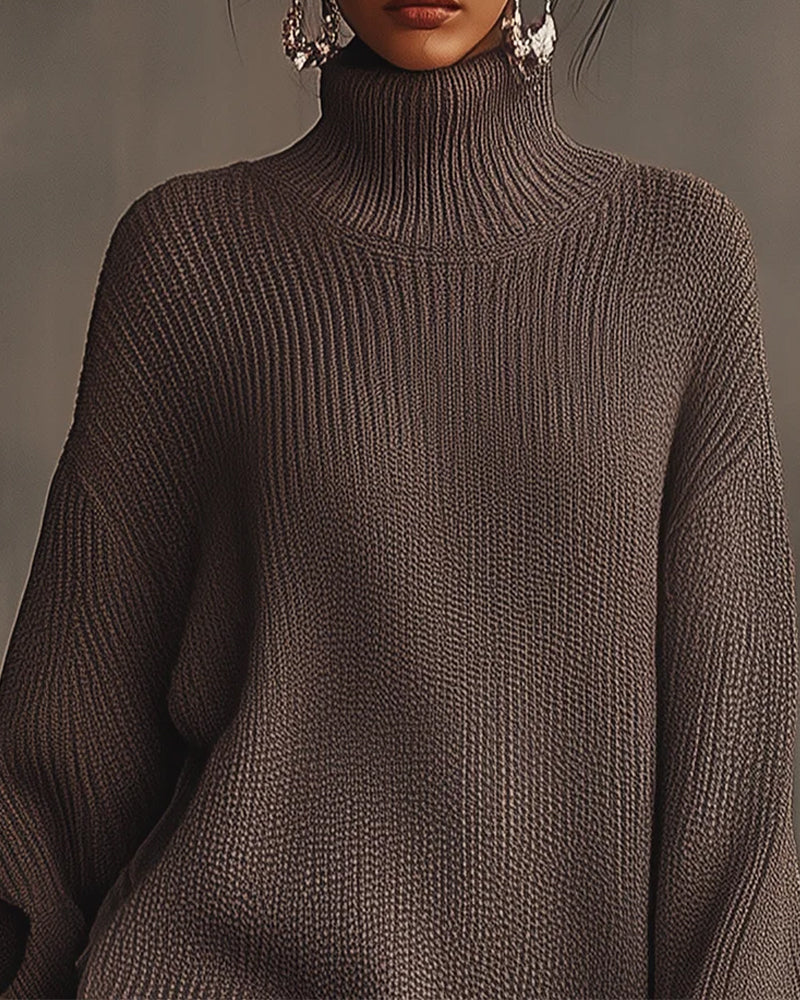 Set Med Elegant Stil, Tröja Lager Och Camisole Klänning