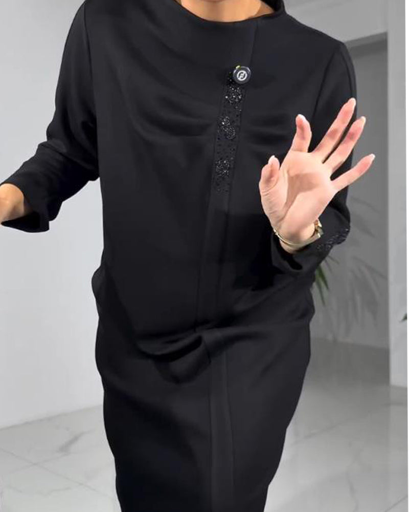 Klänning Med Sofistikerad Stil Och Elegant Stämning