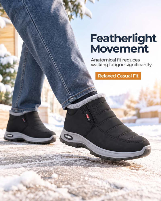 Vinter Tjockfodrade Snökängor, Slip-On Varma Casual Skor För Damer Och Herrar