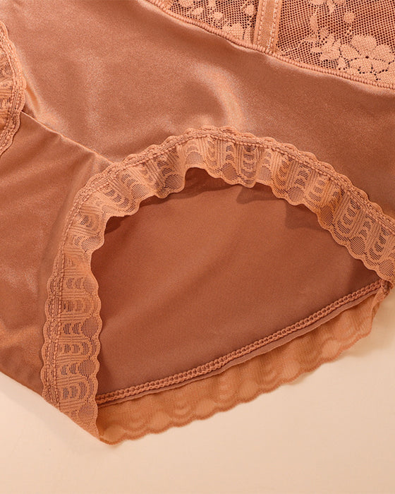 Hög Midja Lace Trosa För Kvinnor