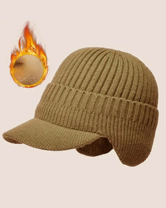 Hatt Utomhus Ridning Elastisk Varm Öronskydd Stickad