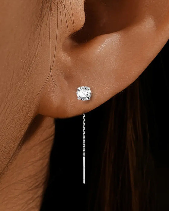 Temperament tasselörhängen med zirkoner