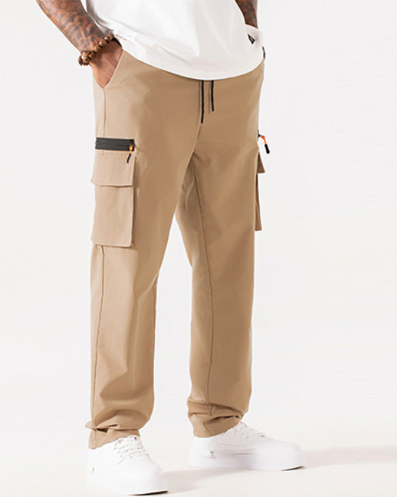 Byxor Lösa Avslappnade Flerficka Cargo