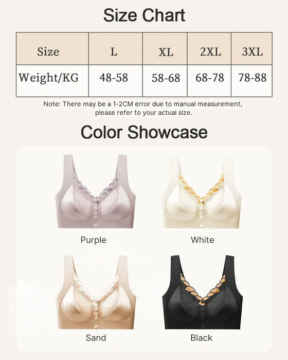 Bh Framknäppning Satäng Spets