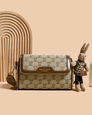 Väska Björntryck Enkel Axelremsväska