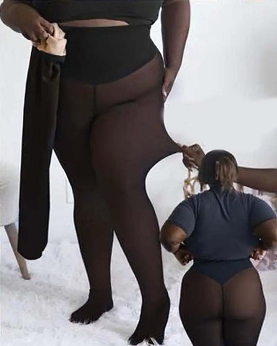 Fodrade Shapingleggings Med En Söm