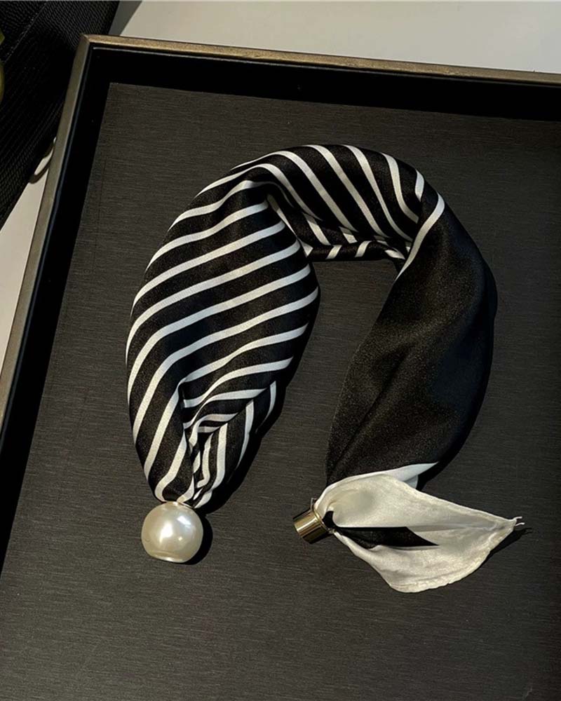 Lättillgänglig Glamour: Pärlhalsbandscarf 🧣