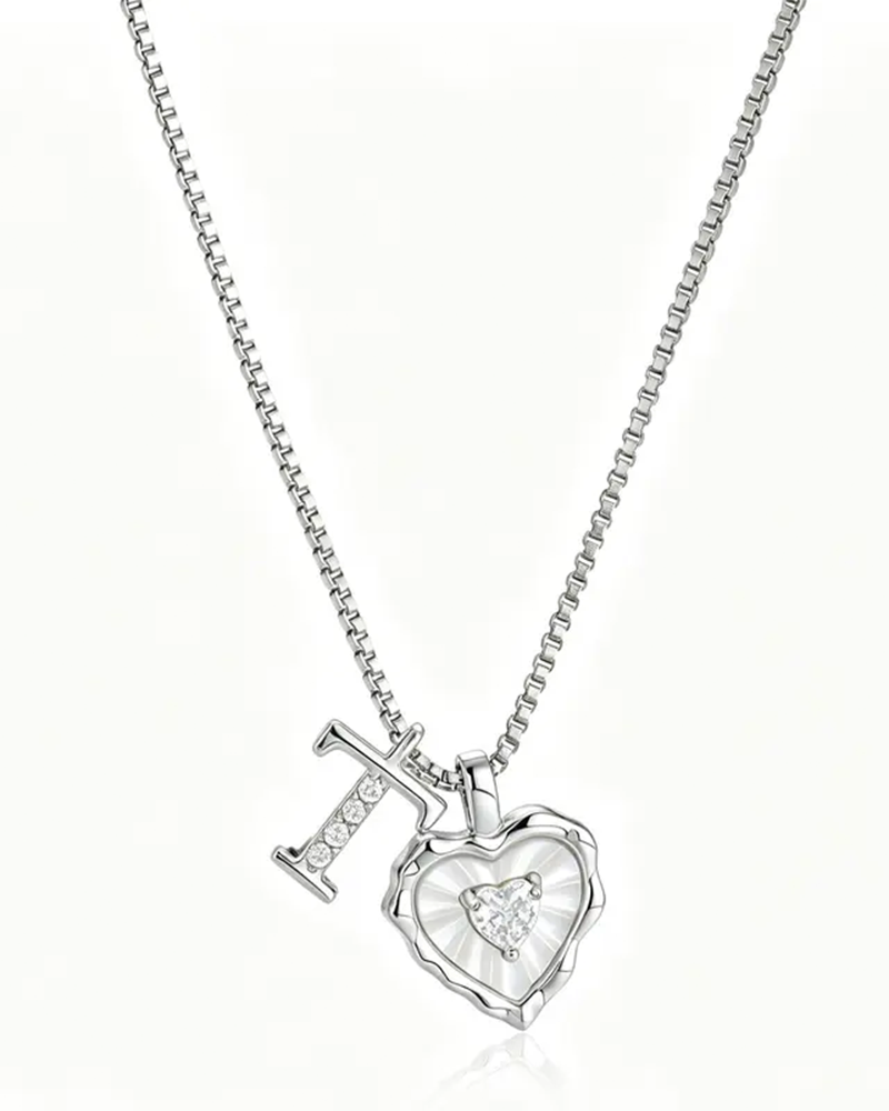 A–Z Mikropave Bokstavspendel Halsband