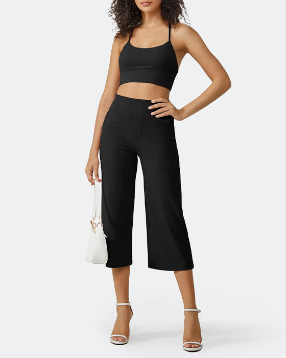 Byxa Slim Fit Casual Mångsidig Ficka
