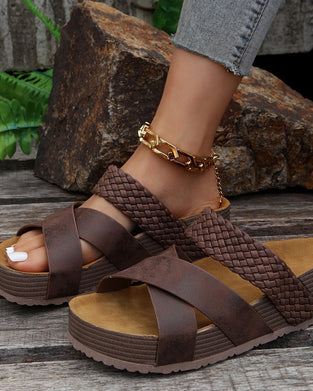 Sandal Mode Plattform Slide