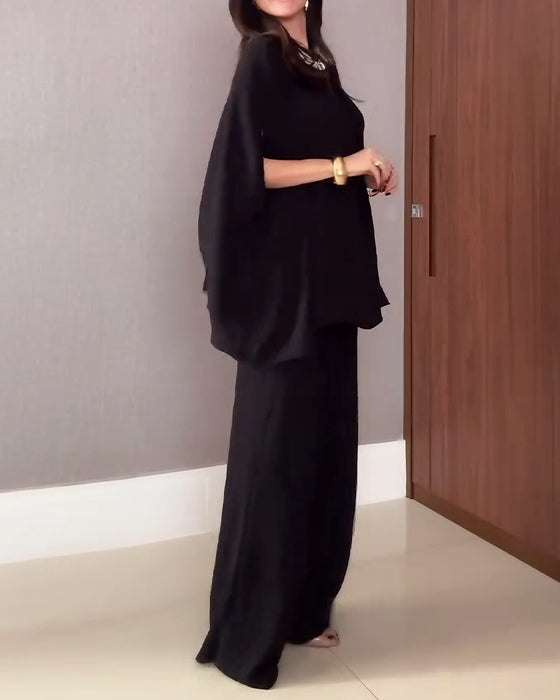 Mässing Lös Blus Med Pärlbroderi