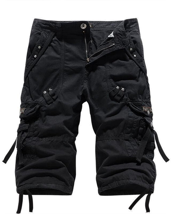 Byxor Fickor Många Casual Cargo