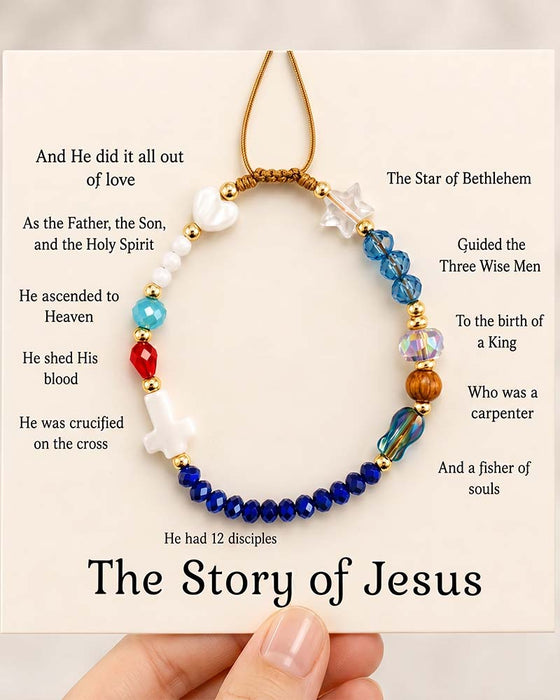 ✝️ Handgjort Jesus Armband ❤️ Bär Berättelsen. Bär Tron.