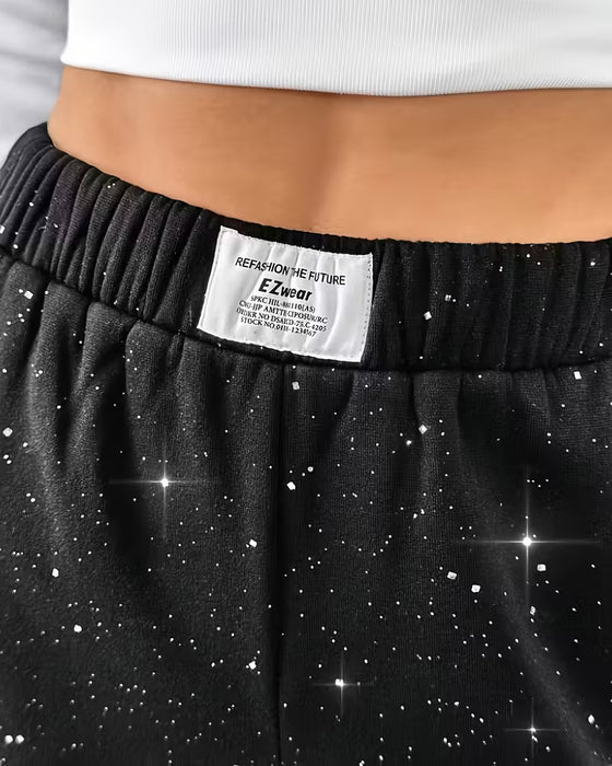 Sweatpants Höjdmidd Slim Casual