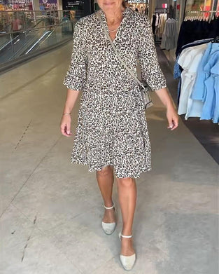 Klänning Leopardprint