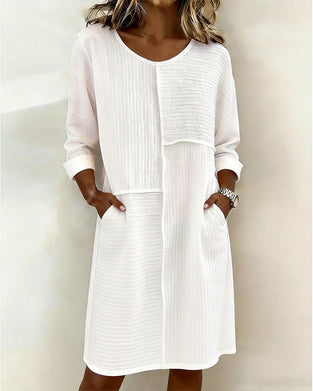 Klänning Texturerad Shift