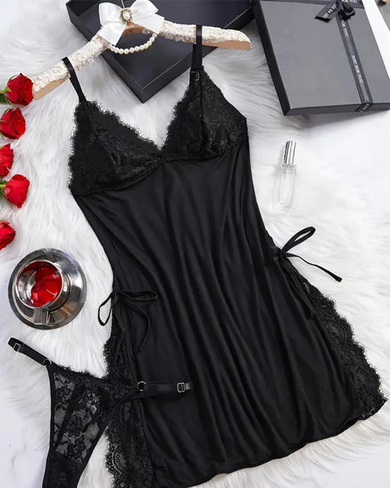 Lingerie Sexy Djup Urringning