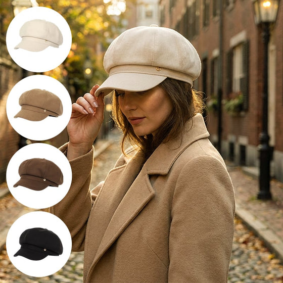 Brittisk Stil Newsboy-Keps