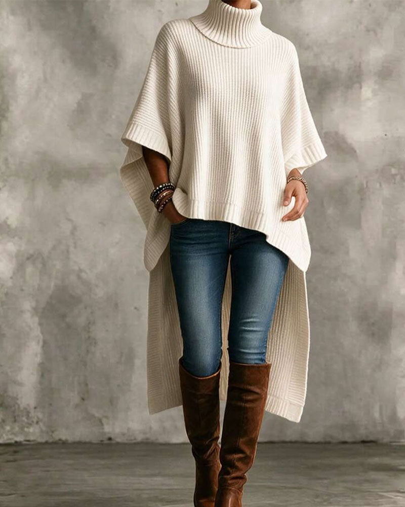 Tröja Turtleneck Cape Oregelbunden