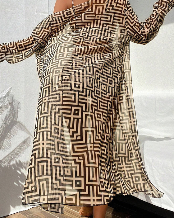 Baddräkt Hög Midja Tredelad