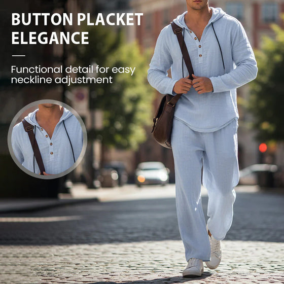 Tvådelsset Mode Herrars Casual Lång