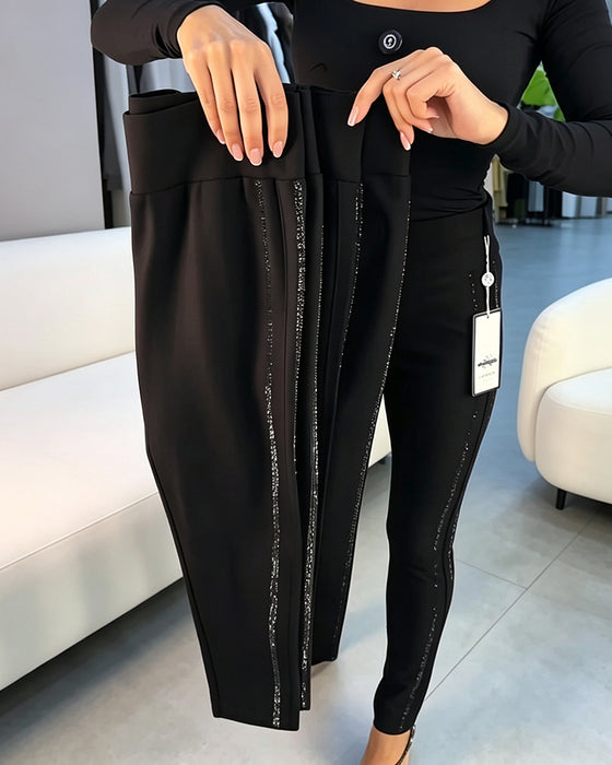 Pennbyxor Fin Skimrande Slim Fit Stretch