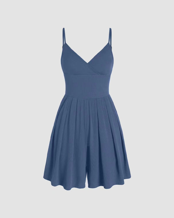 Enfärgad Avslappnad Jumpsuit