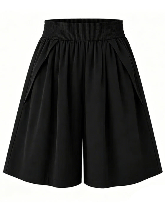 Shorts Resår Midja Bredben
