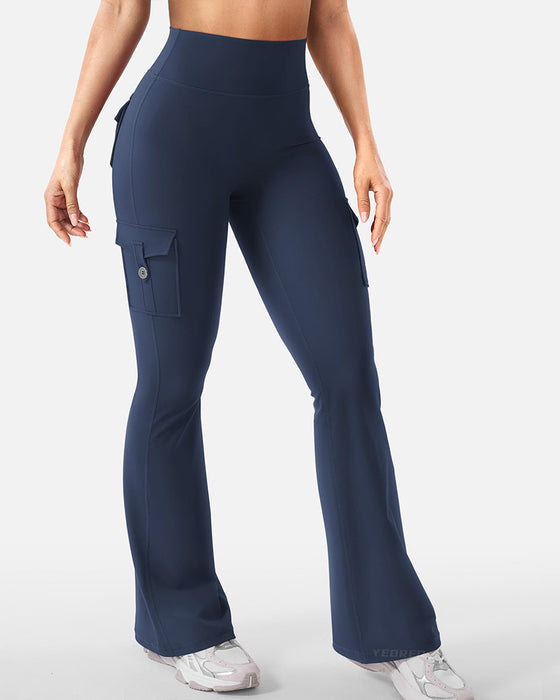 Leggings Utsvängda Arbetskläder Yoga
