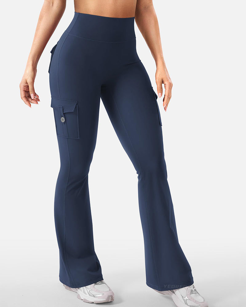 Leggings Utsvängda Arbetskläder Yoga