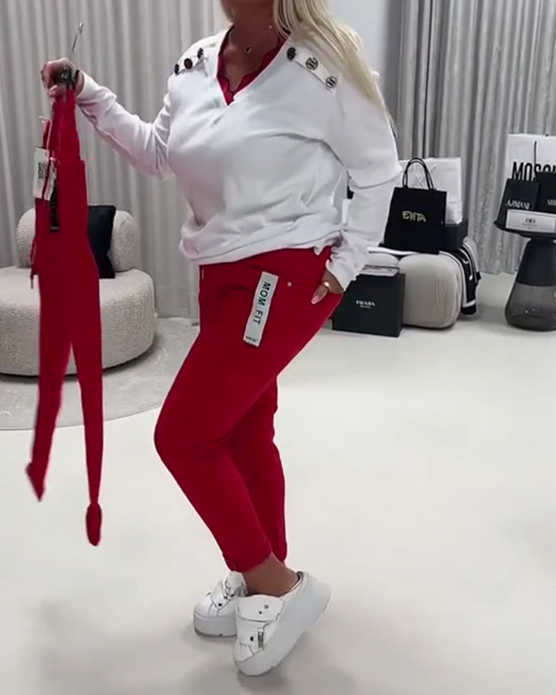 Byxor Modell Stretch Dragkedja