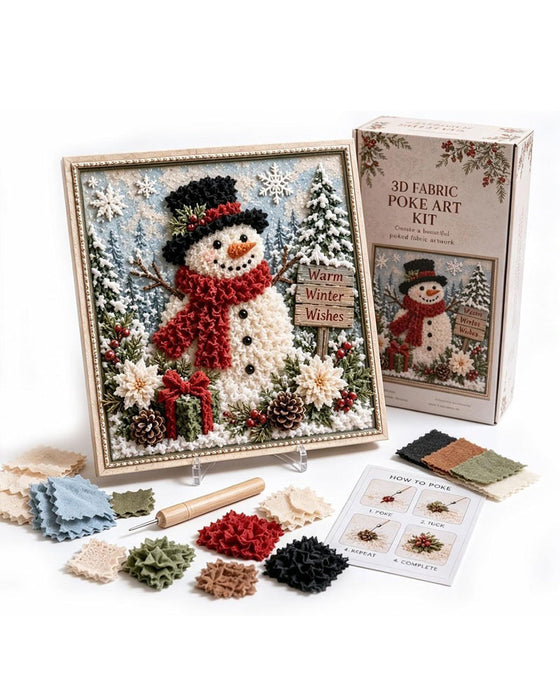 Jul Nålfiltning Tyg DIY Kit