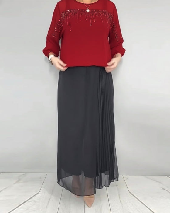 Blus Nät Skarvning Lössittande