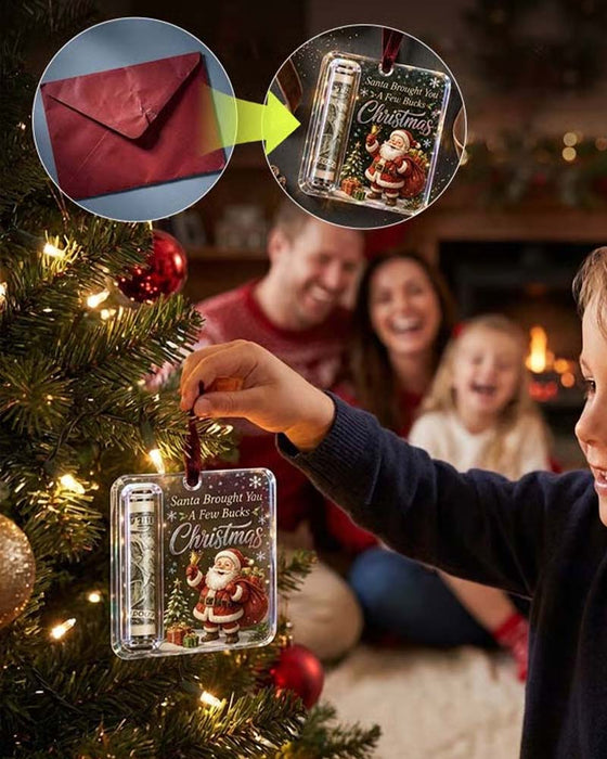 Jul Kontant Gåva Ornament