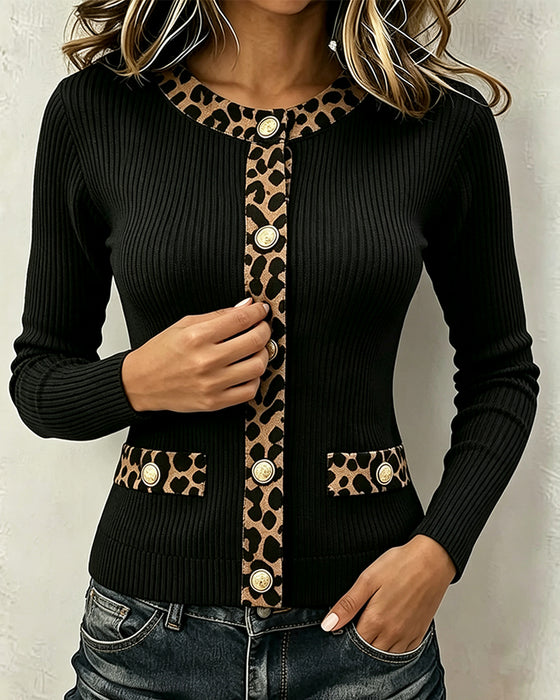 Topp Leopard Patchwork Mode