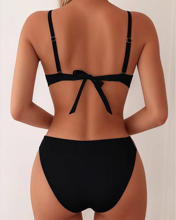 Sexigt Bikini-Set Utan Rygg