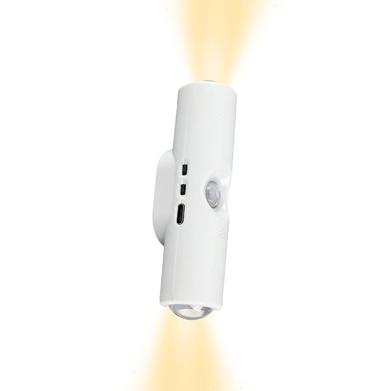 Dubbelhuvud Kattöga Sensor Vägglampa