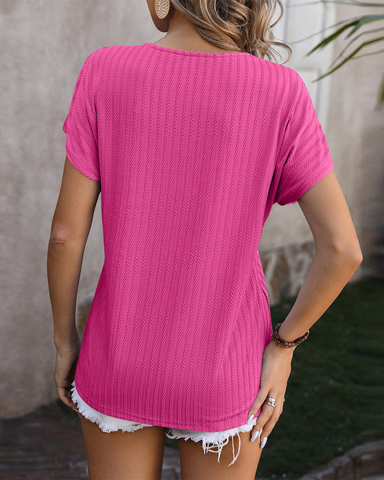 Topp med V-ringning och kedja