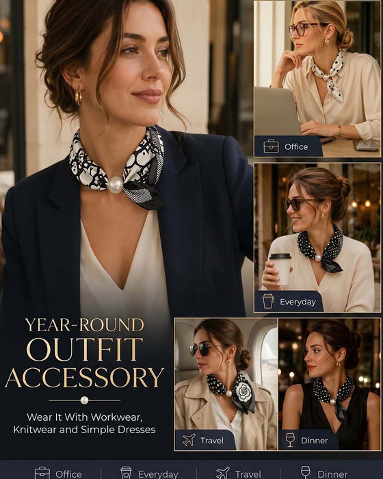 Lättillgänglig Glamour: Pärlhalsbandscarf 🧣