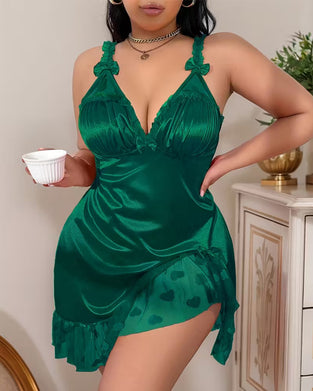 Sömnklänning sexig och bekväm med spaghettiband